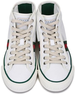 (Women) Gucci Tennis 1977 High 'White Green Red' 663579-2WB10-9070 Purchase (Women) Gucci Tennis 1977 High 'White Green Red' 663579-2WB10-9070