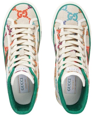 (W) Gucci Tennis 1977 High 'Beige' Sepatu Tinggi Beige 627838-UFT40-8467 Shop (W) Gucci Tennis 1977 High 'Beige' Sepatu Tinggi Beige 627838-UFT40-8467