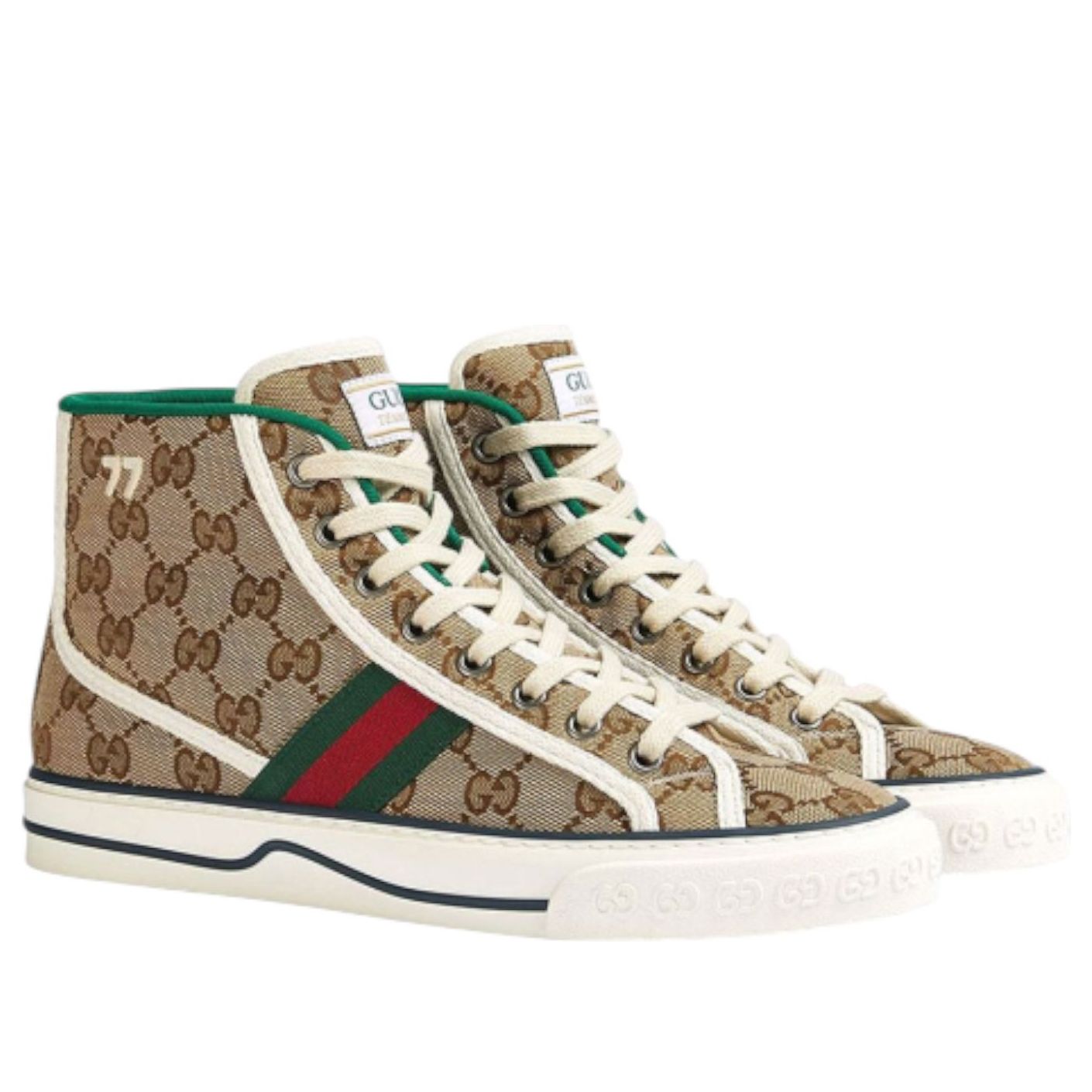 Order (Women) Gucci Tennis 1977 High 'Beige Ebony' 627838-HVK70-9765