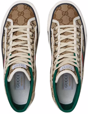 (Women) Gucci Tennis 1977 High 'Beige Ebony' 627838 HVK70 9765 Shop (Women) Gucci Tennis 1977 High 'Beige Ebony' 627838 HVK70 9765