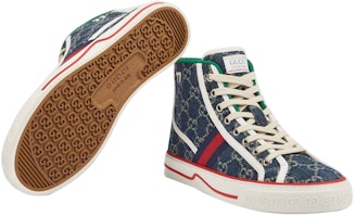 (W) Gucci Tennis 1977 High 'Denim' Sepatu Tinggi 627838-2KQ90-4464 Purchase (W) Gucci Tennis 1977 High 'Denim' Sepatu Tinggi 627838-2KQ90-4464