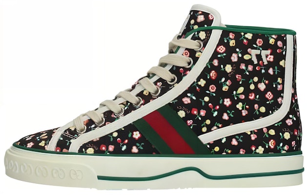(Women) Gucci Tennis 1977 High 'Floral Print' 627838-2IC30-1087 Buy (Women) Gucci Tennis 1977 High 'Floral Print' 627838-2IC30-1087