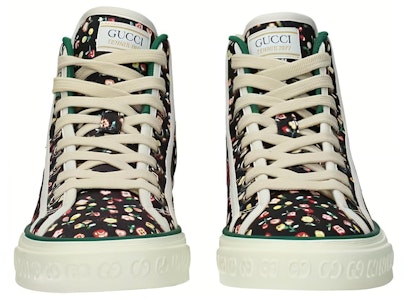 (W) 구찌 테니스 1977 플로럴 하이탑 (Gucci Tennis 1977 Floral High-top) 627838-2IC30-1087 Lookbook (W) 구찌 테니스 1977 플로럴 하이탑 (Gucci Tennis 1977 Floral High-top) 627838-2IC30-1087