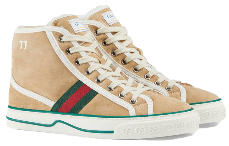 Order (W) グッチ テニス1977 ハイ "ソフトキャラメル" 649327-UAE20-9564