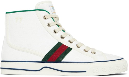 (W) グッチ テニス1977 ハイ "ミニGG" (ホワイト) 627838-99WM0-9074 Buy (W) グッチ テニス1977 ハイ "ミニGG" (ホワイト) 627838-99WM0-9074