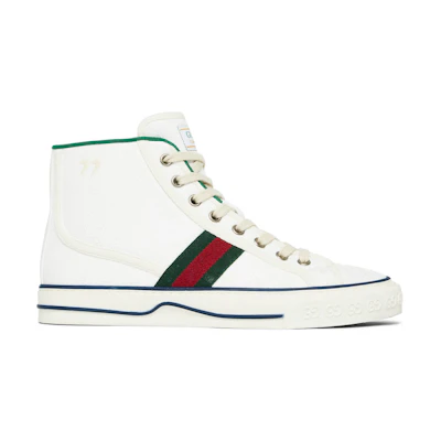 (W) Gucci Tennis 1977 High 'White Mini GG'