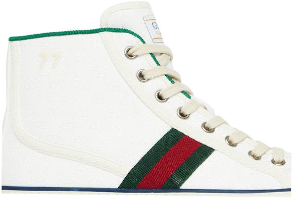 GUCCI古馳 Tennis 1977 輕便百搭高筒休閒時尚板鞋 女款 白色 Order GUCCI古馳 Tennis 1977 輕便百搭高筒休閒時尚板鞋 女款 白色