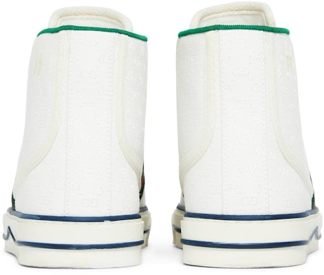 GUCCI古馳 Tennis 1977 輕便百搭高筒休閒時尚板鞋 女款 白色 Details for GUCCI古馳 Tennis 1977 輕便百搭高筒休閒時尚板鞋 女款 白色