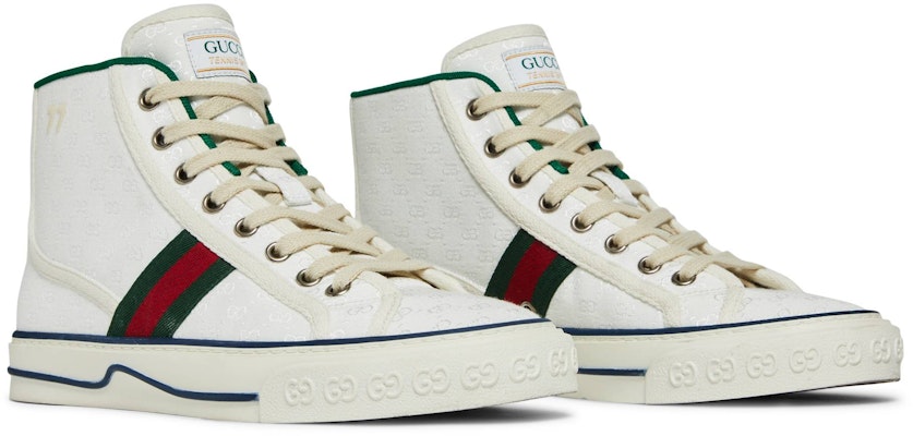 GUCCI古馳 Tennis 1977 輕便百搭高筒休閒時尚板鞋 女款 白色 Cheap GUCCI古馳 Tennis 1977 輕便百搭高筒休閒時尚板鞋 女款 白色