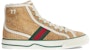 (W) Gucci Tennis 1977 High GG Suede Coklat 649327-UJ510-9564