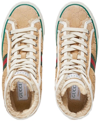 (Women) Gucci Tennis 1977 High GG Brown Suede 649327-UJ510-9564 Shop (Women) Gucci Tennis 1977 High GG Brown Suede 649327-UJ510-9564