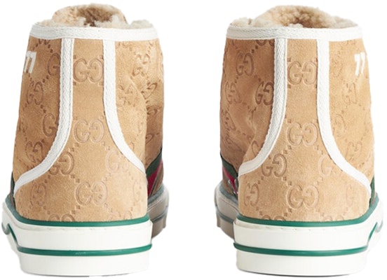 (Women) Gucci Tennis 1977 High GG Brown Suede 649327-UJ510-9564 Purchase (Women) Gucci Tennis 1977 High GG Brown Suede 649327-UJ510-9564