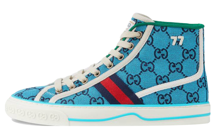 (Women) Gucci Tennis 1977 High Top Sneakers 'Blue' 663679-2UZL0-4280