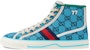 (W) Gucci Tennis 1977 Kasut Tinggi 'Biru' 663679-2UZL0-4280