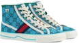 Order (W) Gucci Tennis 1977 Kasut Tinggi 'Biru' 663679-2UZL0-4280
