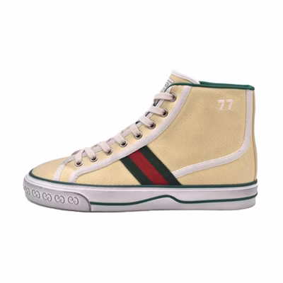 (W) Gucci Tennis 1977 High Top Sneakers 'Tan Beige'