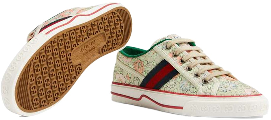 (W) Gucci Tennis 1977 Liberty London 'Verde Menta' 606110-2I410-3960(YC) Purchase (W) Gucci Tennis 1977 Liberty London 'Verde Menta' 606110-2I410-3960(YC)