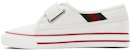 (W) Gucci Tennis 1977 Rendah 'Putih Fesyen' 694741-17L10-9060