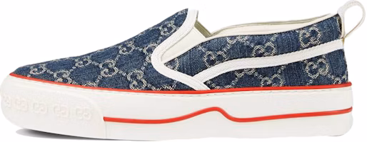 (Women) Gucci Tennis 1977 Slip-On 'Denim' 624733-2KQ30-4466 (Women) Gucci Tennis 1977 Slip-On 'Denim' 624733-2KQ30-4466
