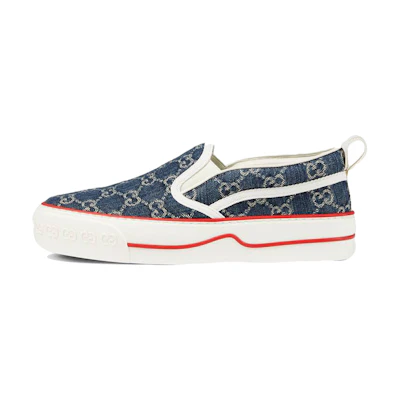 (W) Gucci Tennis 1977 Slip-On 'Denim'