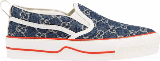 (Women) Gucci Tennis 1977 Slip-On 'Denim' 624733-2KQ30-4466 (Women) Gucci Tennis 1977 Slip-On 'Denim' 624733-2KQ30-4466
