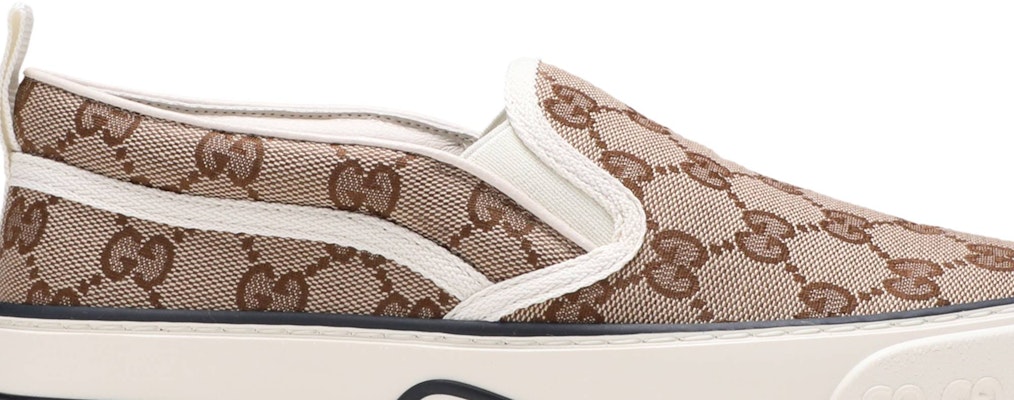 (W) Gucci Tennis 1977 Slip-On 'Beige Ebony' - Kasut Gucci Slip-On Beige Ebony 624733-2HK40-9762 Order (W) Gucci Tennis 1977 Slip-On 'Beige Ebony' - Kasut Gucci Slip-On Beige Ebony 624733-2HK40-9762
