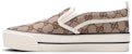 (W) Gucci Tennis 1977 Slip-On 'Beige Ebony' - Kasut Gucci Slip-On Beige Ebony 624733-2HK40-9762