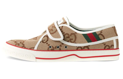 (Women) Gucci Tennis 1977 Velcro 'Jumbo GG - Beige'