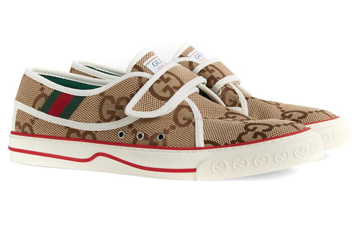 (Women) Gucci Tennis 1977 Velcro 'Jumbo GG - Beige'