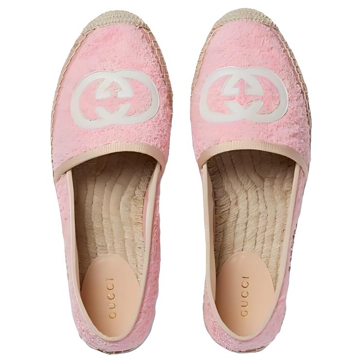 Lookbook (W) グッチ　テリークロス エスパドリーユ  (ピンク) 695070-UYR10-5860