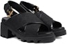 Order (Women) Gucci Thick Sole Fashion Slide 'Black Buckle' 749795-H6320-1000