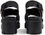 (Women) Gucci Thick Sole Fashion Slide 'Black Buckle' 749795-H6320-1000
