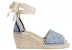(W) Gucci Selipar Tebal Bertali Denim 'Birkenstock Biru' 776846-FACUU-4647