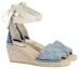 Lookbook (W) Gucci Selipar Tebal Bertali Denim 'Birkenstock Biru' 776846-FACUU-4647
