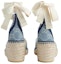 Purchase (W) Gucci Selipar Tebal Bertali Denim 'Birkenstock Biru' 776846-FACUU-4647