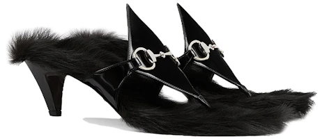 Order (Women) Gucci Thong Mid-Heel Sandals with Horsebit 'Black' 764196-AACY2-1000