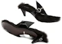 Purchase (W) Sandales Gucci à Talons Mi-hauts avec Bride et Mors Noir 764196-AACY2-1000