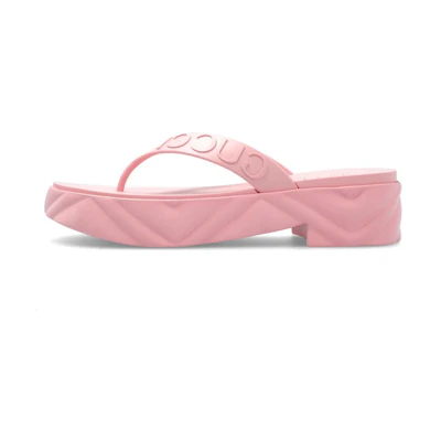 (W) Gucci Thong Platform Sandal 'Pink'