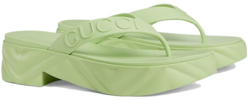 (W) Sandalias Plataforma Tanga Gucci Verde Claro 746334-JFM00-3801 Lookbook (W) Sandalias Plataforma Tanga Gucci Verde Claro 746334-JFM00-3801