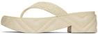 (W) Sandal Platform Gucci Thong Putih 746334-JFM00-9022