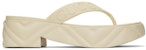(W) Sandal Platform Gucci Thong Putih 746334-JFM00-9022