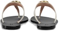 Purchase (W) Sandal Gucci Thong Dengan Double G 'Kulit Putih' 497444-A3N00-9022