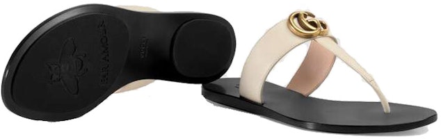 (W) Sandal Jepit Gucci Double G 'Kulit Putih' 497444-A3N00-9022 Details for (W) Sandal Jepit Gucci Double G 'Kulit Putih' 497444-A3N00-9022