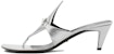 (W) Sandal Thong Gucci dengan Horsebit 'Perak' 764197-0MW00-8106