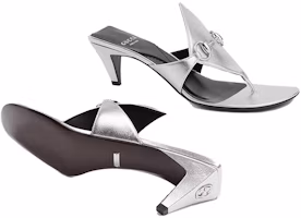 Purchase (W) Sandalia Gucci Tipo Tanga con Horsebit 'Plata' 764197-0MW00-8106