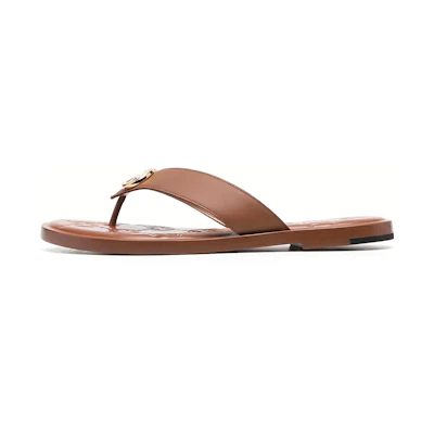 (W) Gucci Thong Toe 'Fashion Slide Brown'