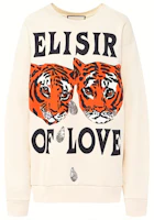 Order (Women) GUCCI Tiger Head Print Sweatshirt White 469250-XJBI5-9381