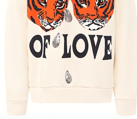 (W) GUCCI 老虎頭印花白色衛衣 469250-XJBI5-9381 Sizing (W) GUCCI 老虎頭印花白色衛衣 469250-XJBI5-9381