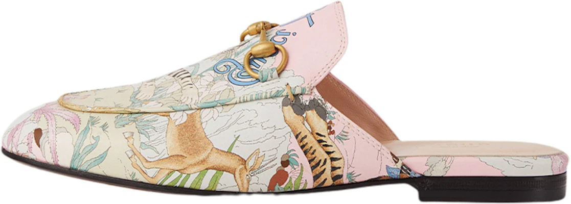 (W) Gucci Tijger Princetown Leren Slipper ''Roze'' 687587-UTA00-5244 Buy (W) Gucci Tijger Princetown Leren Slipper ''Roze'' 687587-UTA00-5244