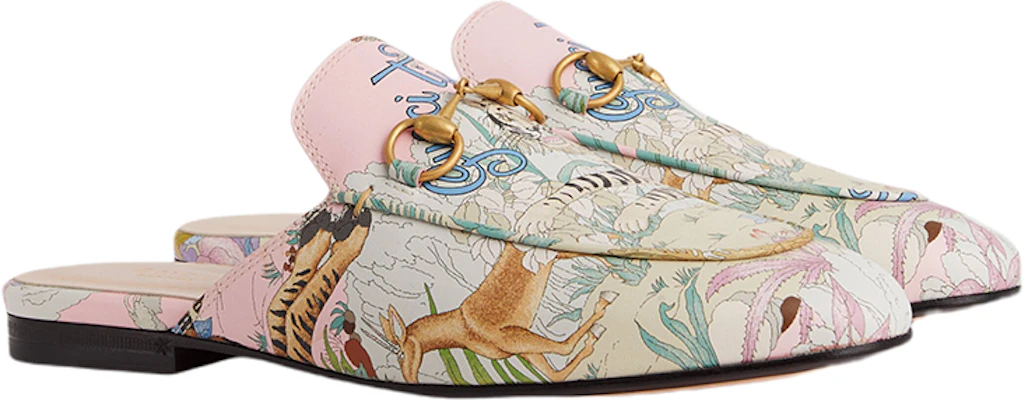 (W) Gucci Tijger Princetown Leren Slipper ''Roze'' 687587-UTA00-5244 Order (W) Gucci Tijger Princetown Leren Slipper ''Roze'' 687587-UTA00-5244
